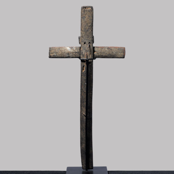 kongo metal crucifix